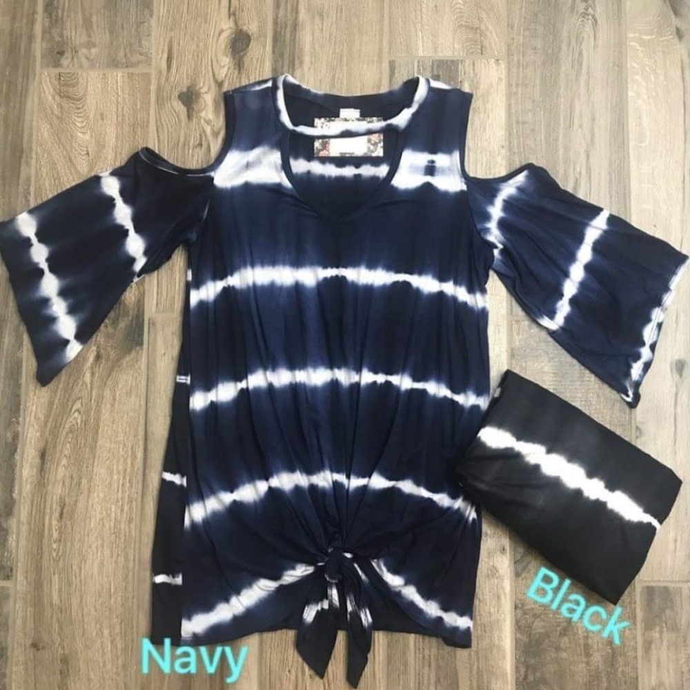 Tye Dye - Blue Knotted Shirt